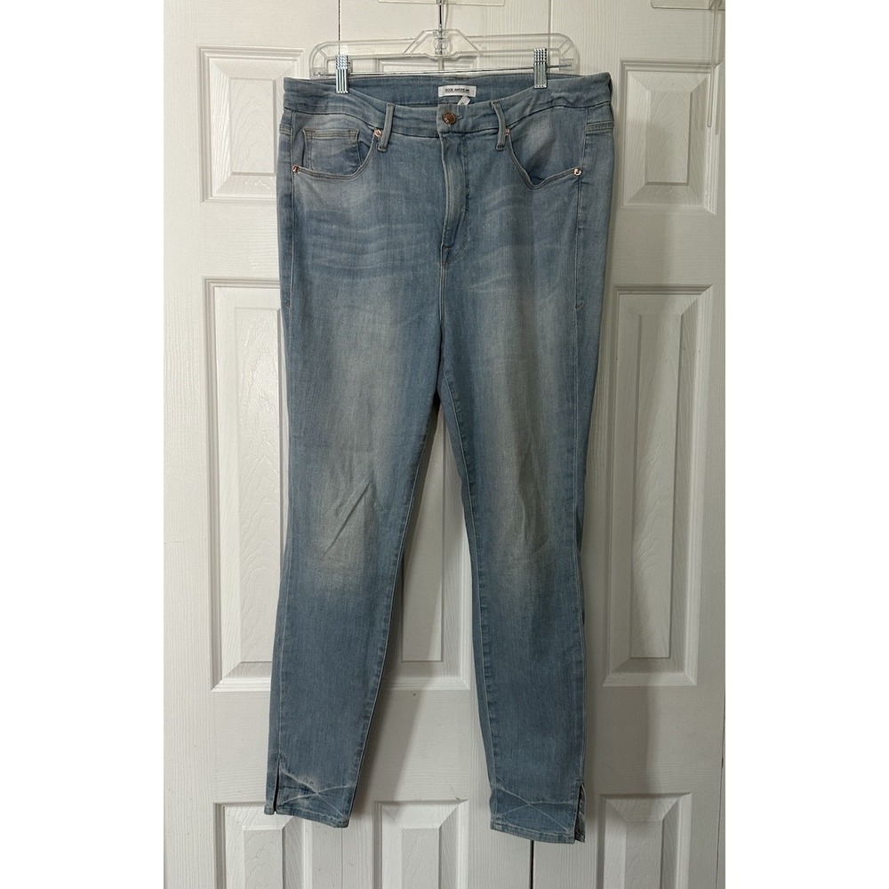 Good American Jeans Good Leg Womens 16 Stretch Light Wash High Rise Denim